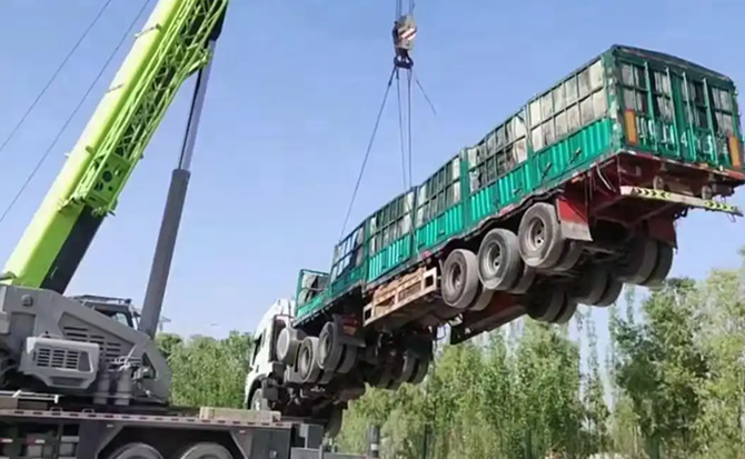 藁城区道路脱困救援案例
